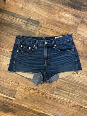 Rag & Bone Doheny Cutoff Denim Shorts | Size 27 | Made in USA Low Rise Y2K